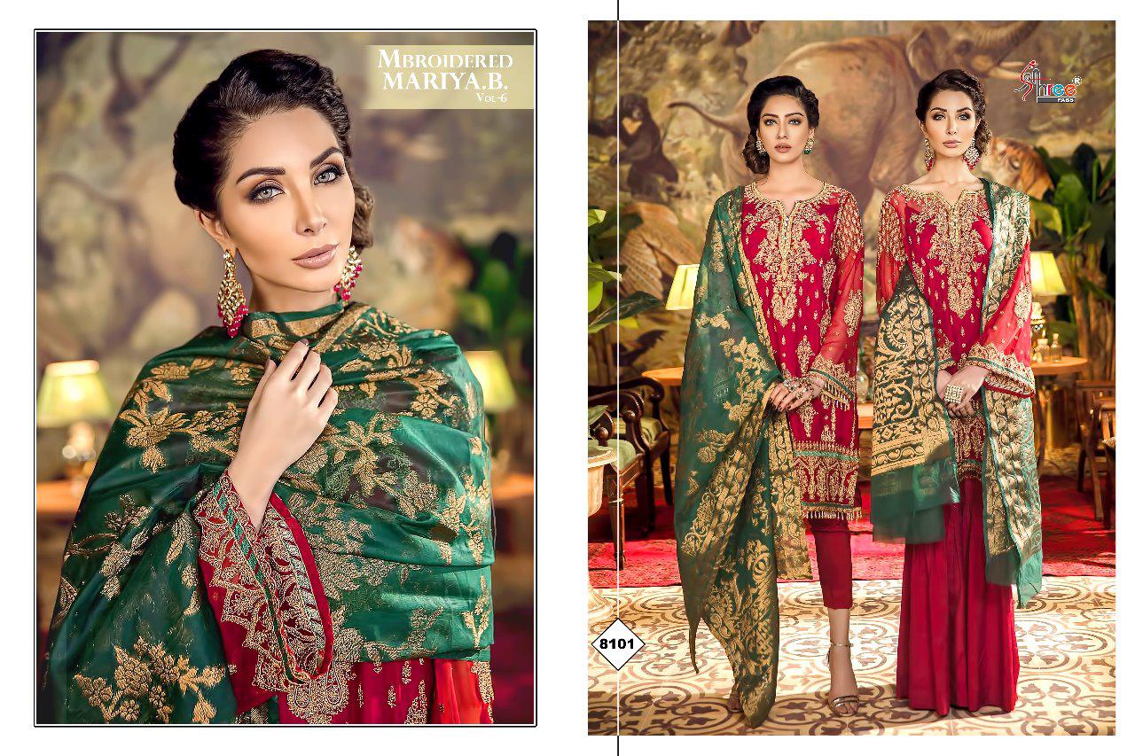 Shree Fabs Embroidered Mariya B Vol 6 Exclusive Salwar Suit Shree Fabs Embroidered Mariya B Vol 6 Exclusive Salwar Suit